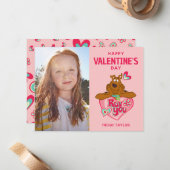 Scooby Doo Ruv You Valentine's Day Mitteilungskarte (Vorderseite/Rückseite Beispiel)