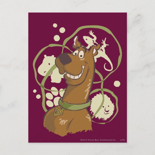 Scooby-Doo Safari Icons Postkarte (Vorderseite)