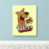 Scooby-Doo "Scooby Imbiss-" Logo Leinwanddruck (Insitu (Holzboden))