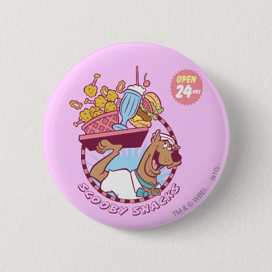 Scooby-Doo "Scooby Snacks" Button (Vorderseite)