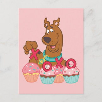 Scooby Doo - Scooby XOXO Cupcakes Postkarte