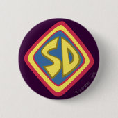 Scooby-Doo "SD"-Symbol Button (Vorderseite)