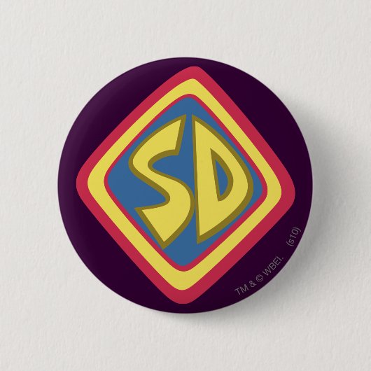 Scooby-Doo "SD"-Symbol Button (Vorderseite)