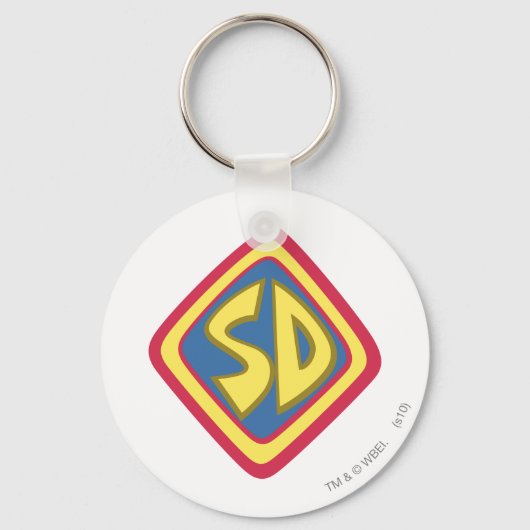 Scooby-Doo "SD"-Symbol Schlüsselanhänger (Vorderseite)