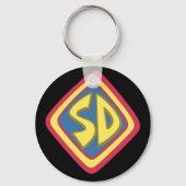 Scooby-Doo "SD"-Symbol Schlüsselanhänger (Vorderseite)