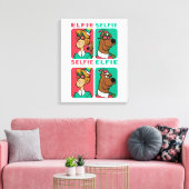 Scooby-Doo & Shaggy "Elfie Selfie" Leinwanddruck (Insitu (Wohnzimmer))