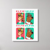 Scooby-Doo & Shaggy "Elfie Selfie" Leinwanddruck (Vorderseite)