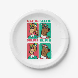 Scooby-Doo & Shaggy "Elfie Selfie" Pappteller