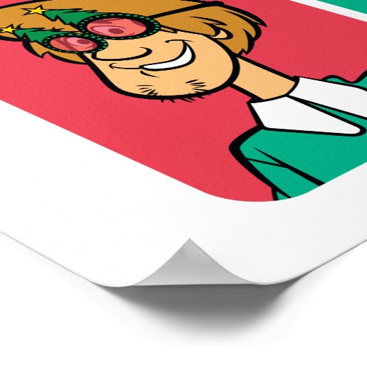 Scooby-Doo & Shaggy "Elfie Selfie" Poster (Ecke)