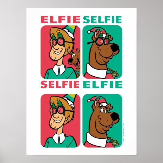Scooby-Doo & Shaggy "Elfie Selfie" Poster (Vorne)
