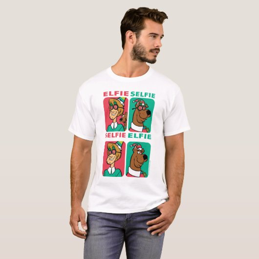 Scooby-Doo & Shaggy "Elfie Selfie" T-Shirt (Vorne ganz)