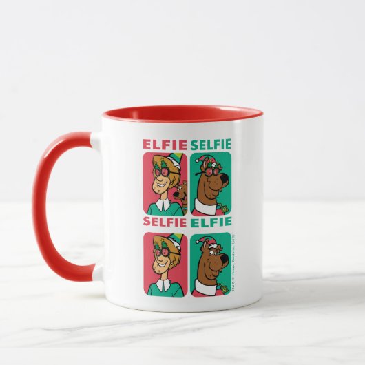 Scooby-Doo & Shaggy "Elfie Selfie" Tasse (Links)