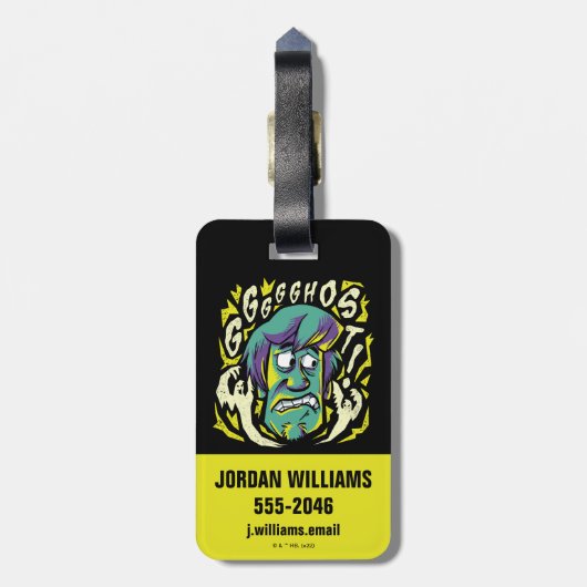 Scooby-Doo | Shaggy Gepäckanhänger (Rückseite vertikal)