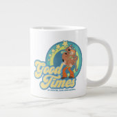 Scooby-Doo & Shaggy Good Times bei Crystal Cove HS Jumbo-Tasse (Rechts)