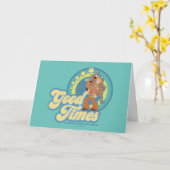 Scooby-Doo & Shaggy Good Times bei Crystal Cove HS Karte (Gelbe Blume)