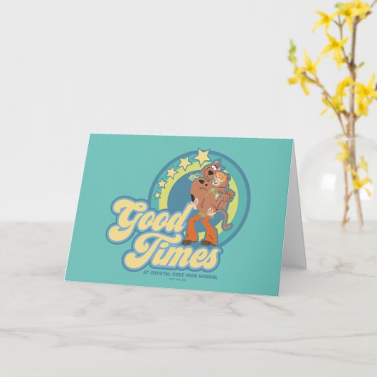 Scooby-Doo & Shaggy Good Times bei Crystal Cove HS Karte (Gelbe Blume)