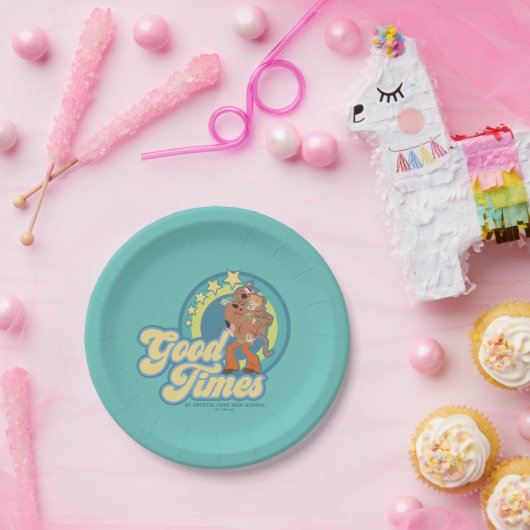 Scooby-Doo & Shaggy Good Times bei Crystal Cove HS Pappteller (Party)