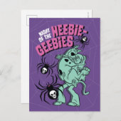 Scooby-Doo & Shaggy Heebie-Geebies Postkarte (Vorne/Hinten)