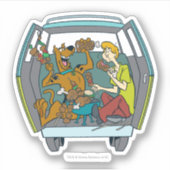 Scooby-Doo & Shaggy in der geheimnisvollen Maschin Aufkleber (Vorderseite)