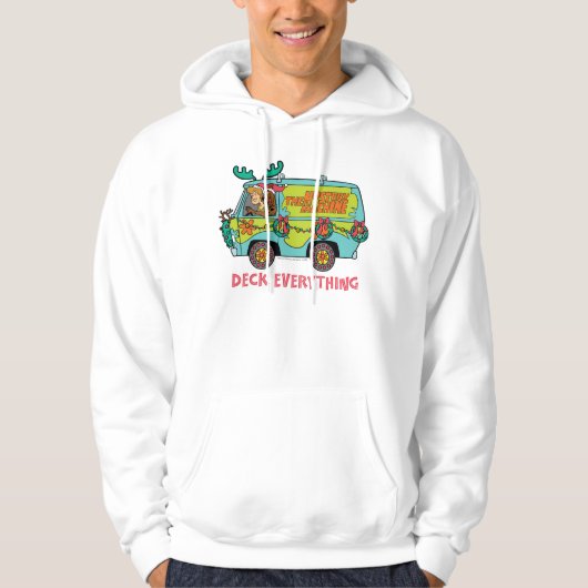 Scooby-Doo & Shaggy In The Holiday Mystery Machine Hoodie (Vorderseite)