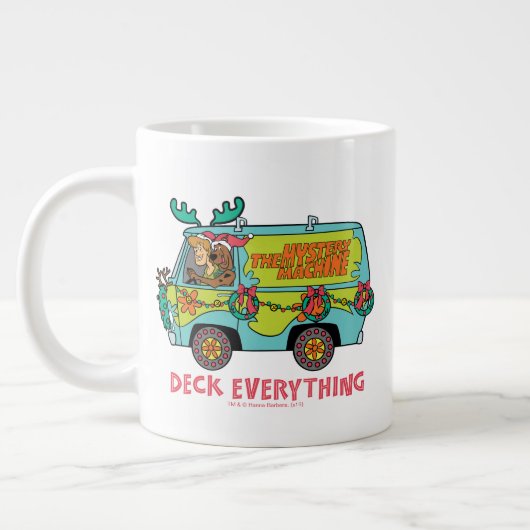 Scooby-Doo & Shaggy In The Holiday Mystery Machine Jumbo-Tasse (Links)
