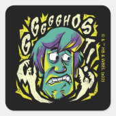 Scooby-Doo | Shaggy Quadratischer Aufkleber (Vorderseite)