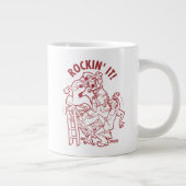 Scooby-Doo & Shaggy Rockin" Es 'Runde des Baumes Jumbo-Tasse (Rechts)
