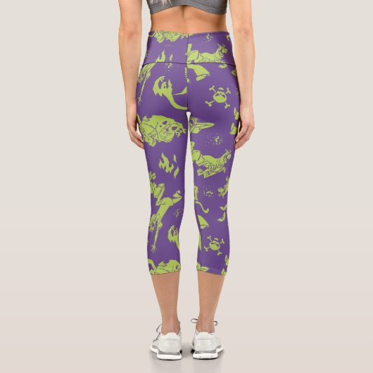 Scooby-Doo | Shaggy & Scooby Running Scared Capri Leggings (Rückseite)