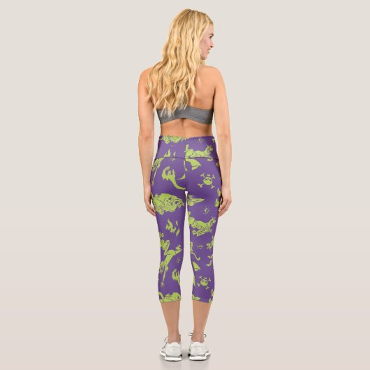Scooby-Doo | Shaggy & Scooby Running Scared Capri Leggings (Rückseite)