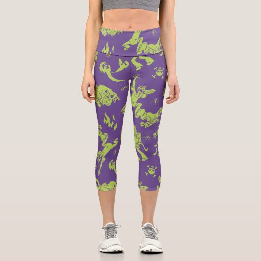 Scooby-Doo | Shaggy & Scooby Running Scared Capri Leggings (Vorderseite)