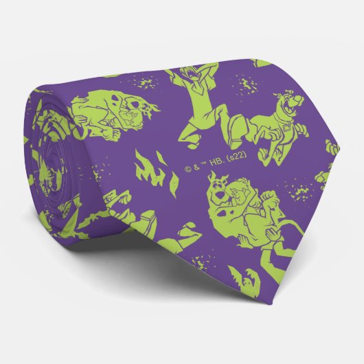 Scooby-Doo | Shaggy & Scooby Running Scared Krawatte (Gerollt)