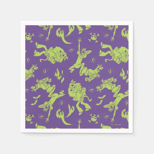 Scooby-Doo | Shaggy & Scooby Running Scared Serviette (Vorderseite)