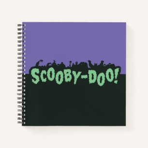 Scooby-Doo! Silhouette-Logo der Monster Notizblock