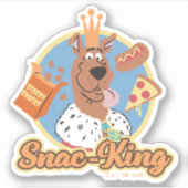 Scooby-Doo Snac-King Aufkleber (Vorderseite)