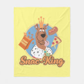 Scooby-Doo Snac-King Fleecedecke (Vorderseite)