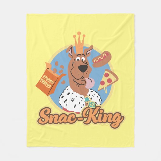 Scooby-Doo Snac-King Fleecedecke (Vorderseite)