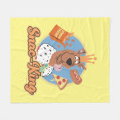Scooby-Doo Snac-King Fleecedecke (Vorderseite (Horizontal))