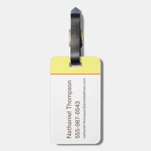 Scooby-Doo Snac-King Gepäckanhänger (Rückseite vertikal)