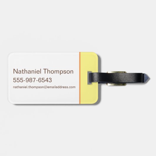 Scooby-Doo Snac-King Gepäckanhänger (Rückseite horizontal)