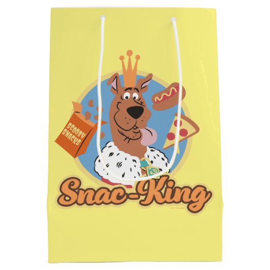 Scooby-Doo Snac-King Mittlere Geschenktüte (Rückseite)