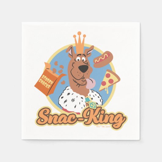 Scooby-Doo Snac-King Serviette (Vorderseite)
