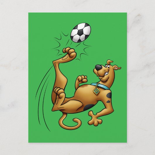 Scooby-Doo Soccer Overhead Kick Airbrush Postkarte (Vorderseite)
