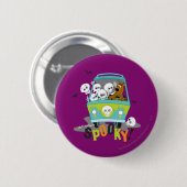 Scooby-Doo Spooky Mystery Machine Button (Vorne & Hinten)