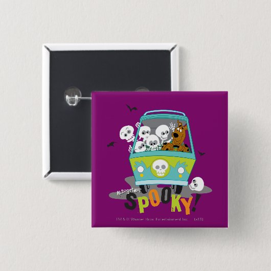Scooby-Doo Spooky Mystery Machine Button (Vorne & Hinten)