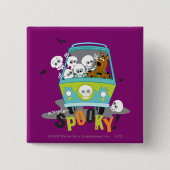 Scooby-Doo Spooky Mystery Machine Button (Vorderseite)