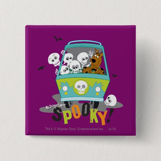Scooby-Doo Spooky Mystery Machine Button (Vorderseite)