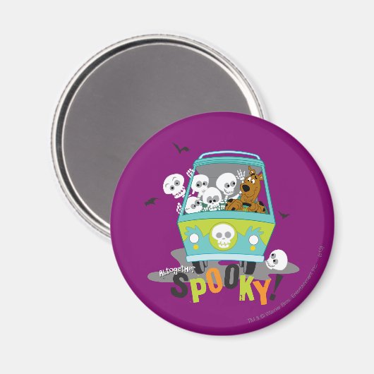 Scooby-Doo Spooky Mystery Machine Magnet (Vorderseite/Rückseite)