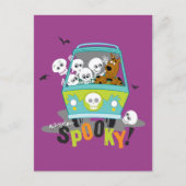Scooby-Doo Spooky Mystery Machine Postkarte (Vorderseite)