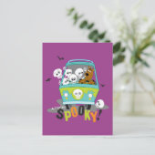 Scooby-Doo Spooky Mystery Machine Postkarte (Stehend Vorderseite)