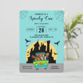 Scooby-Doo | Spooky One Halloween Geburtstag Einladung (Stehend Vorderseite)